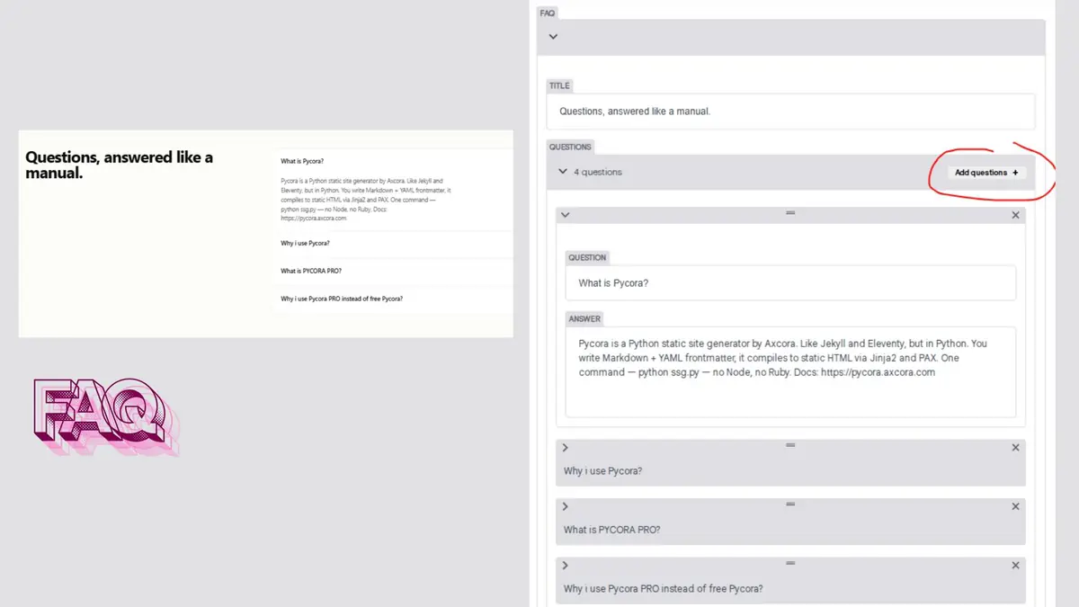 python ssg pro jamstack static site generator